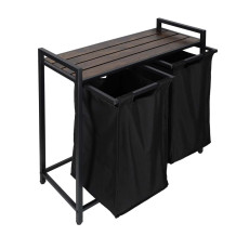 Kosz na pranie 2 komory 80l
