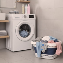 Kosz na pranie silikonowy 32L