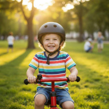 Kask LED Trike Fix M czarny