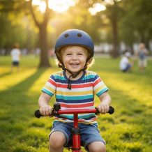 Kask LED Trike Fix M granatowy