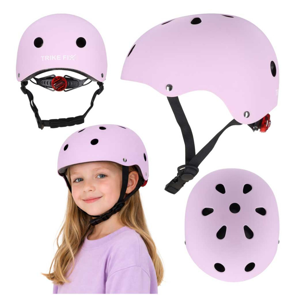 Kask LED Trike Fix M fioletowy