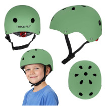 Kask LED Trike Fix S zielony