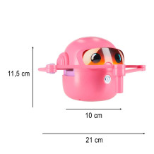 Robot rysujący różowy
