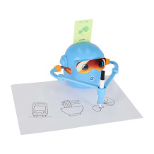 Robot rysujący niebieski