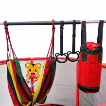 Trampolina 155cm czerwona