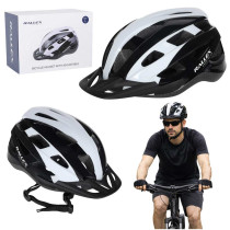 Kask RALLEX czarno-biały L