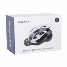 Kask RALLEX czarno-biały L