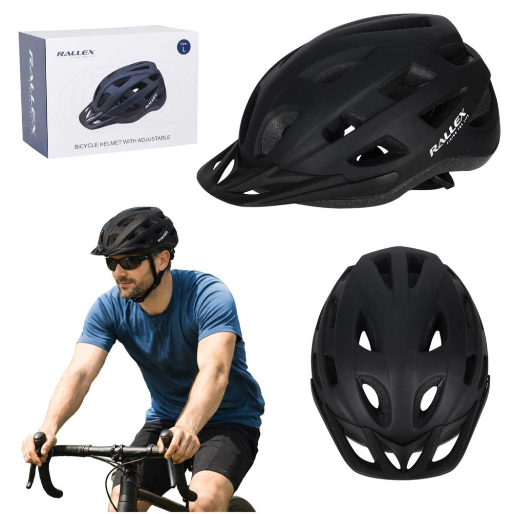 Kask RALLEX czarny L