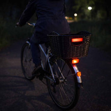 Koszyk rowerowy rattan tylny