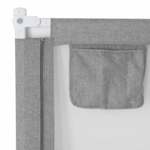 Barierka do łóżka 140cm szara