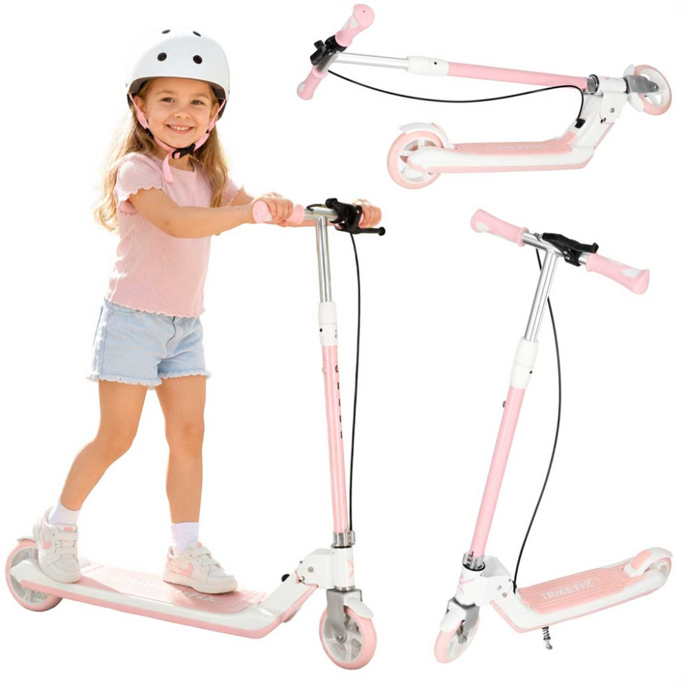 Hulajnoga LED Trike Fix różowa