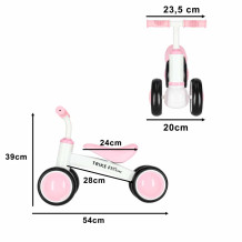 Rowerek Tiny V2 różowy
