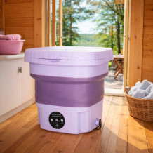 Pralka turystyczna mini 8l fioletowa