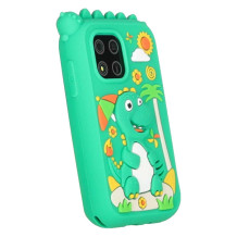 Smartfon dziecięcy dinozaur zielony