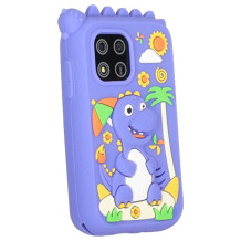 Smartfon dziecięcy dinozaur niebieski