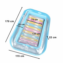 Materac LUARO transparentny