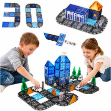 Klocki policja 3D 91el