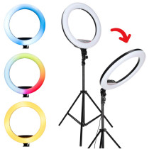 Lampa ring LED RGB