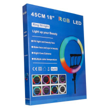 Lampa ring LED RGB