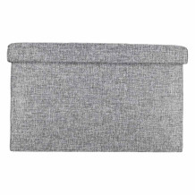 Pufa ze schowkiem szara 50cm