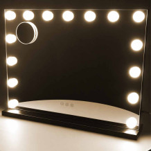 Lusterko LED zoom x10 15 LED