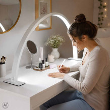 Lampa LED do manicure łuk biała