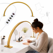Lampa LED do manicure łuk złota