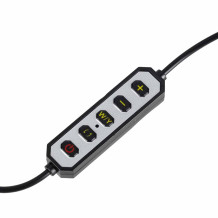 Lampa LED do manicure łuk czarna