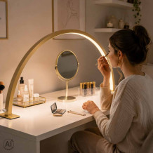 Lampa LED do manicure łuk złota