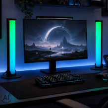 Lampki gamingowe RGB LED 2szt
