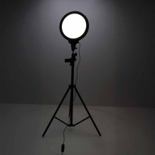 Lampa ring LED do selfie na statywie